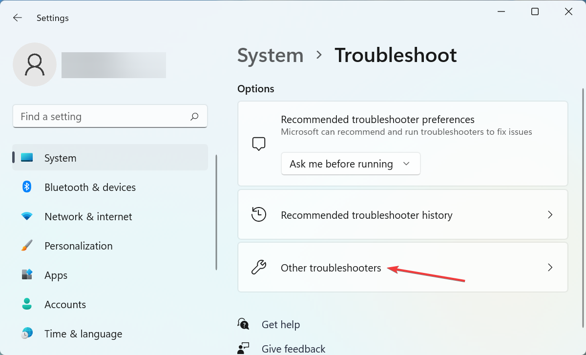 Other troubleshooters to fix windows 11 update error 0x8024a205