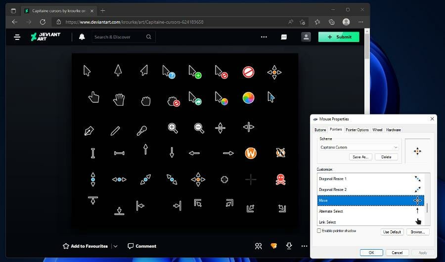 Elements cursor by SkyeO84 on DeviantArt