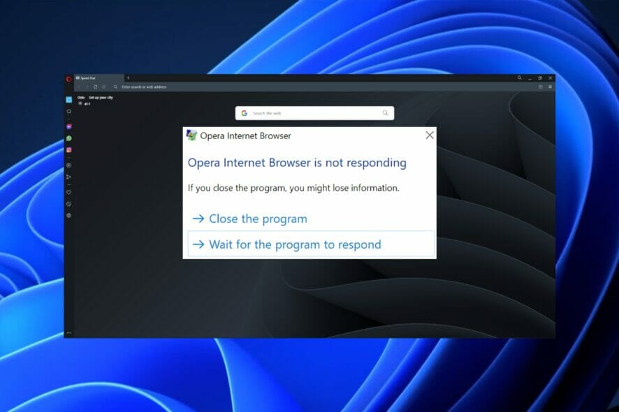 Feature image for Opera browser not working in Windows 11