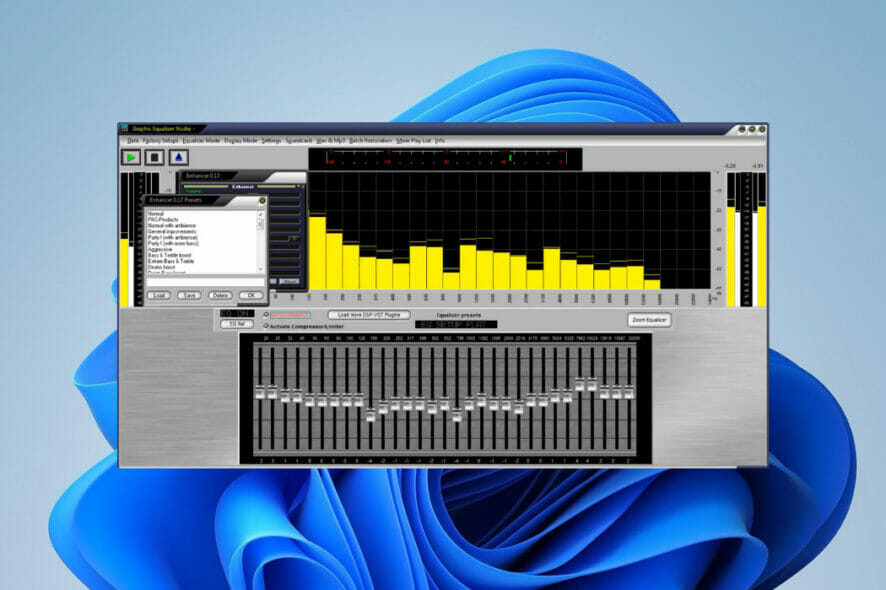 free graphic equalizer for windows 11