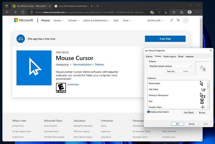 Top 10 Best Free Mouse Cursors and Pointers for Windows 11/10