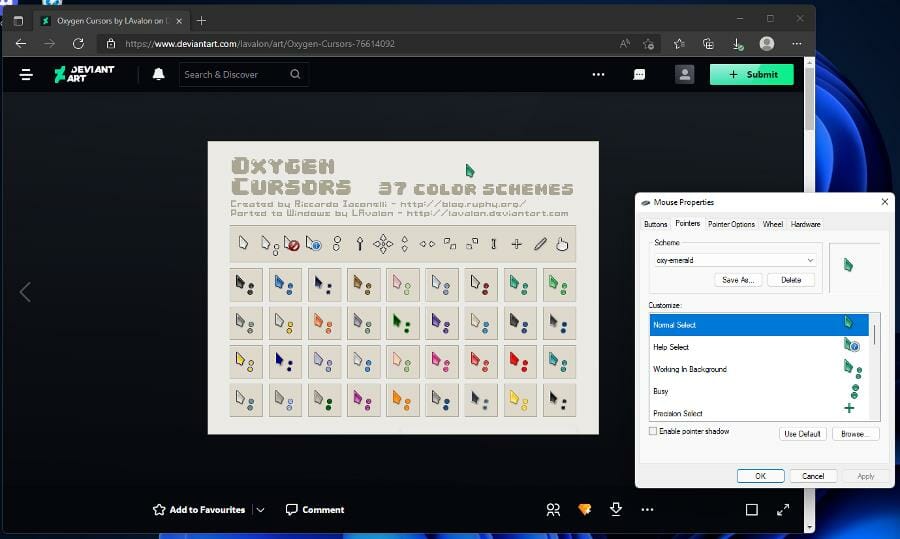 Elements cursor by SkyeO84 on DeviantArt