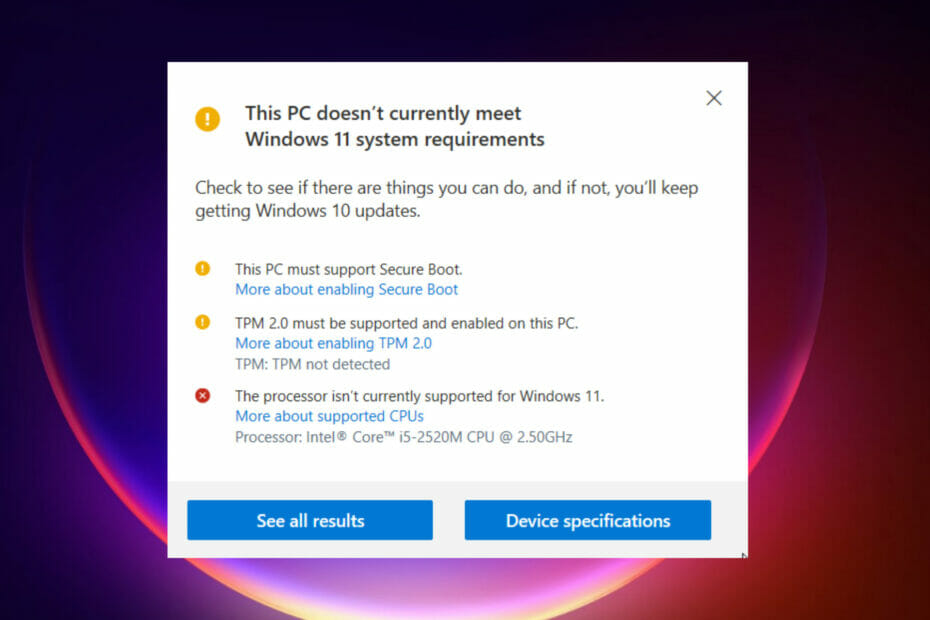 Can't Install Windows 11 Even Though I Meet Requirements [fix]