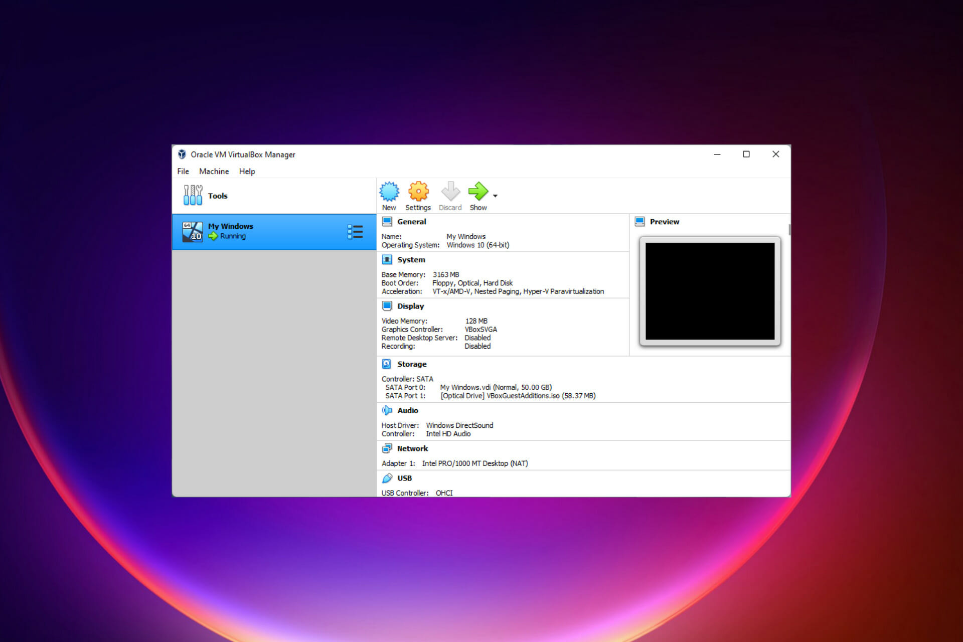 virtualbox shared folder windows 11