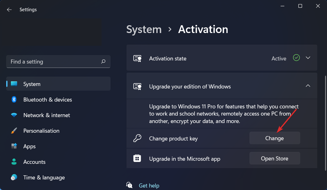 change-key windows 11 activation error 0xc004f213