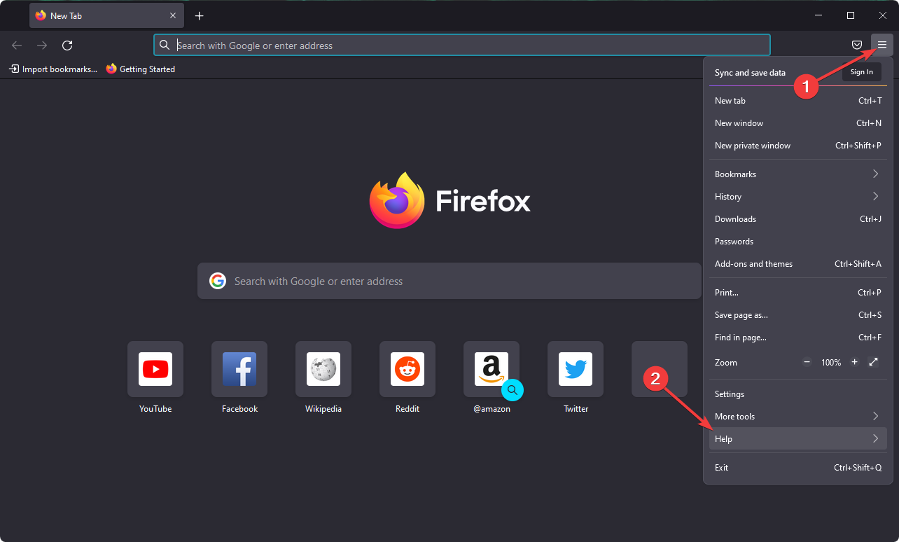 going to help of Firefox