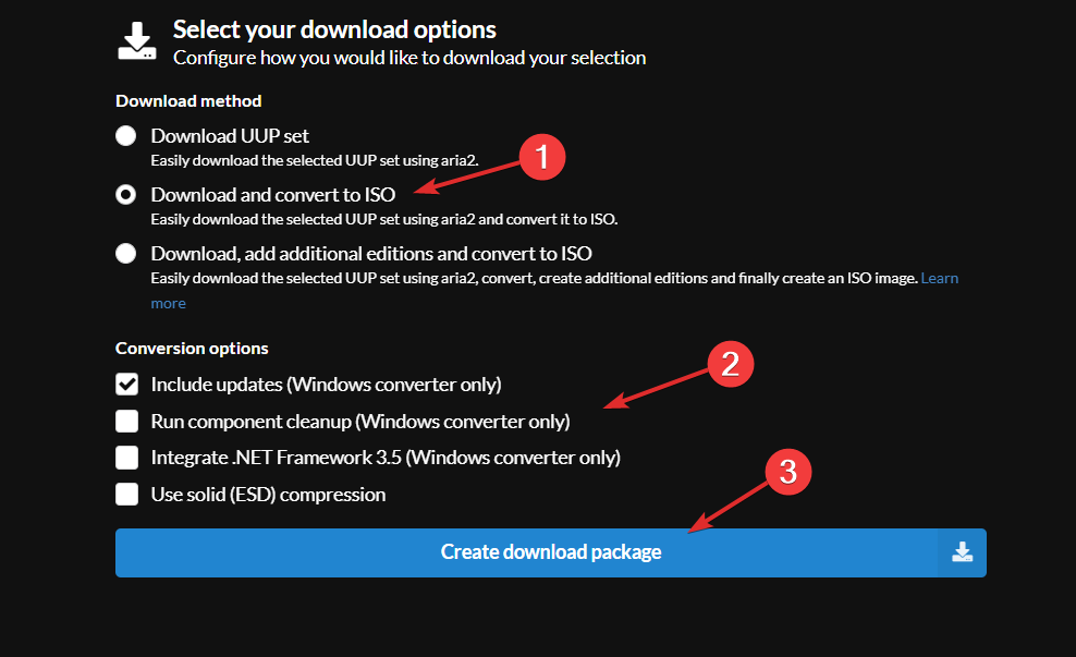 convertiso download windows 11 iso uup dump
