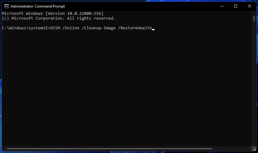 The deployment image command windows 11 update error 0x800f0922