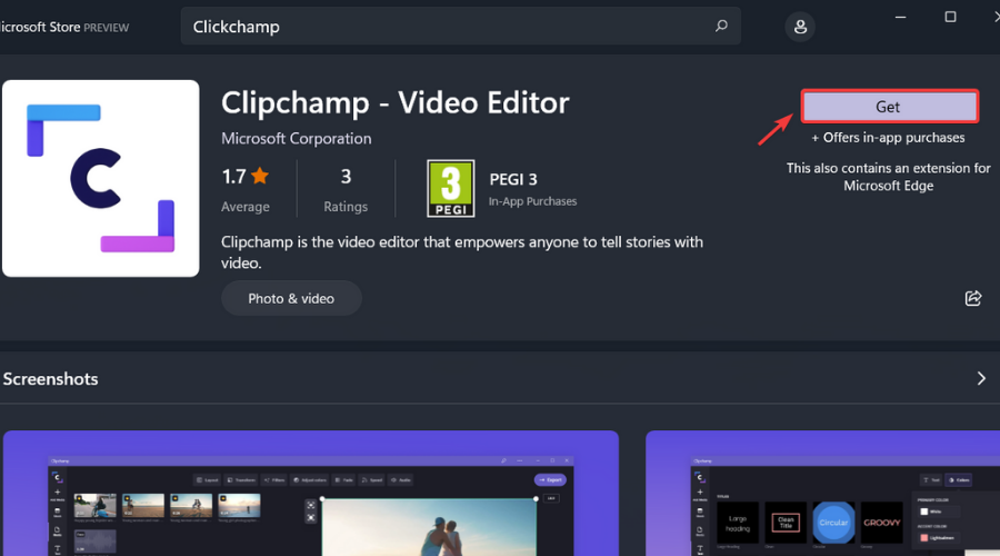 clipchamp download for windows