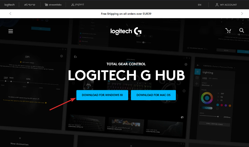 Download Logitech g hub windows 11 Logitech Logitech