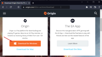 How to Download Origin on Windows 11