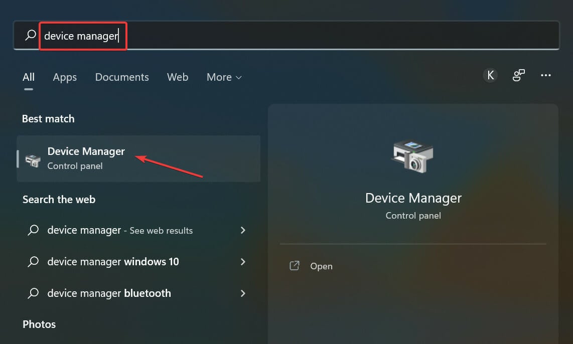 Device Manager to fix windows 11 video driver issues