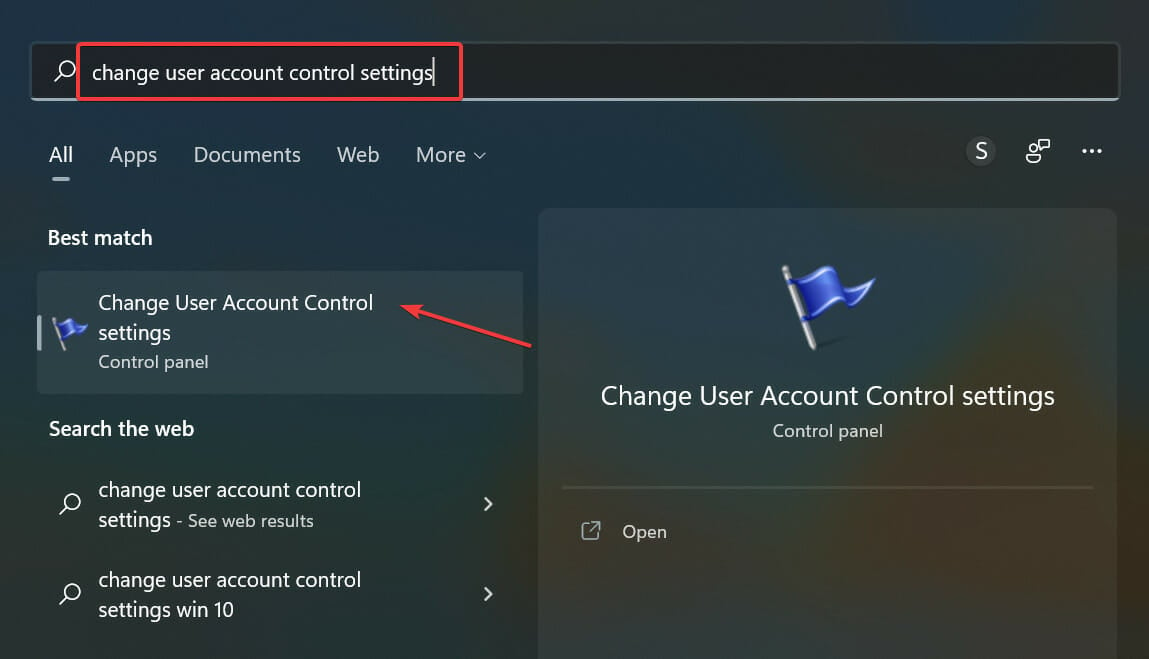 Change user account control settings to fix windows 11 startup folder not working