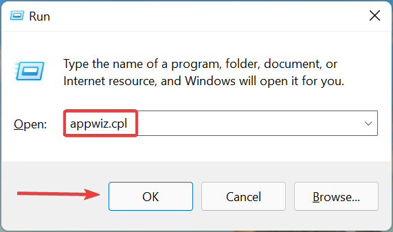 appwiz.cpl to fix libreoffice not working windows 11