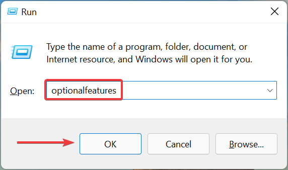 optionalfeatures to fix 0xc00007b error windows 11