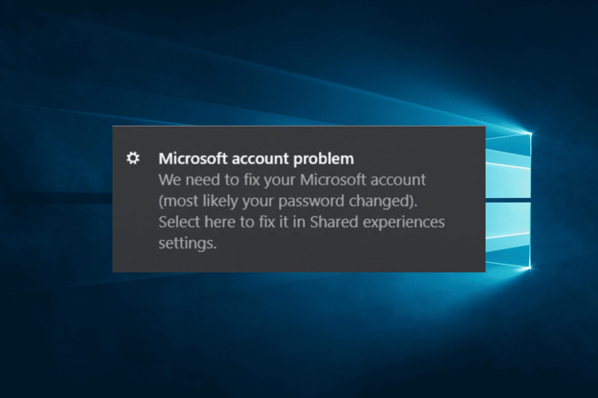 fix microsoft account