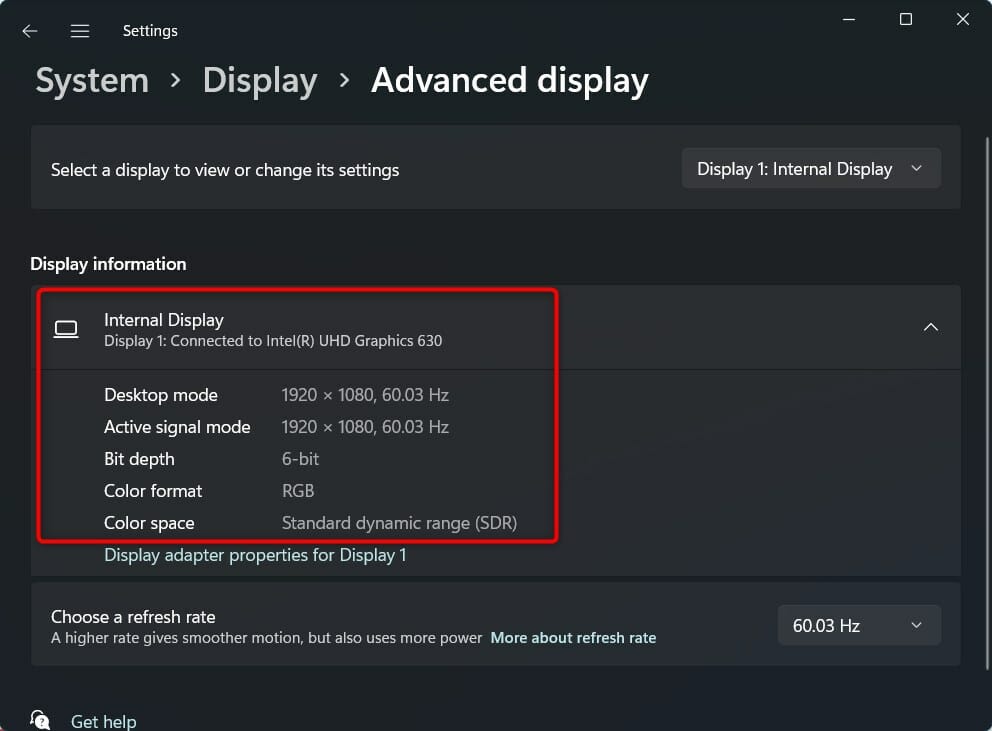 how to check graphics card in windows 11 3