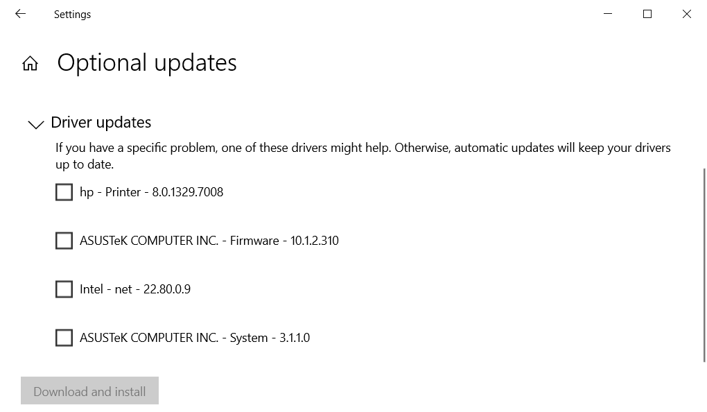 driver updates reinstall audio drivers windows 10