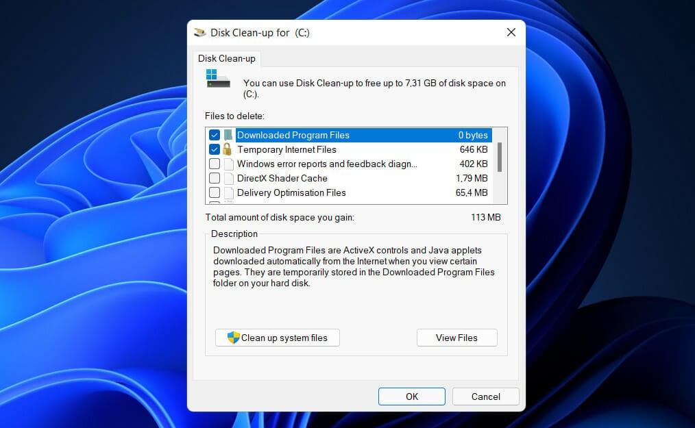 disk cleanup windows 11 disk error