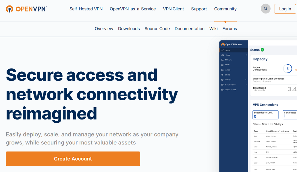 openvpn connecting to management interface failed
