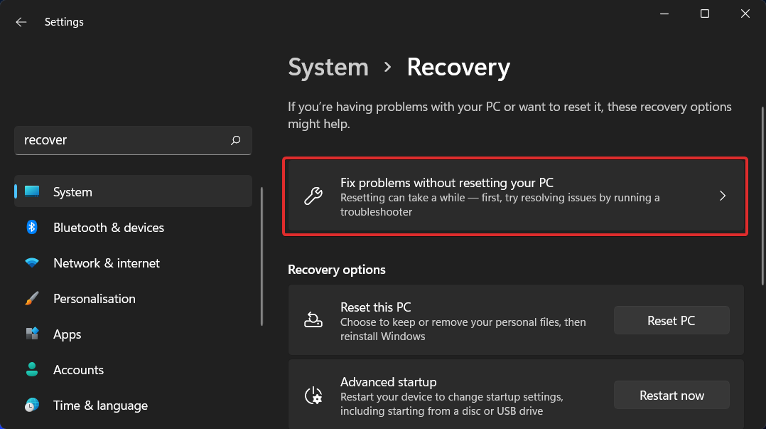 recovery mode how to enter recovery mode windows 11
