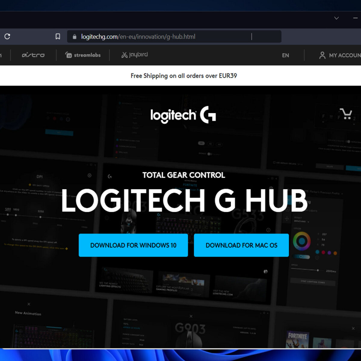 Logitech G Hub for Windows 11: to Download Install