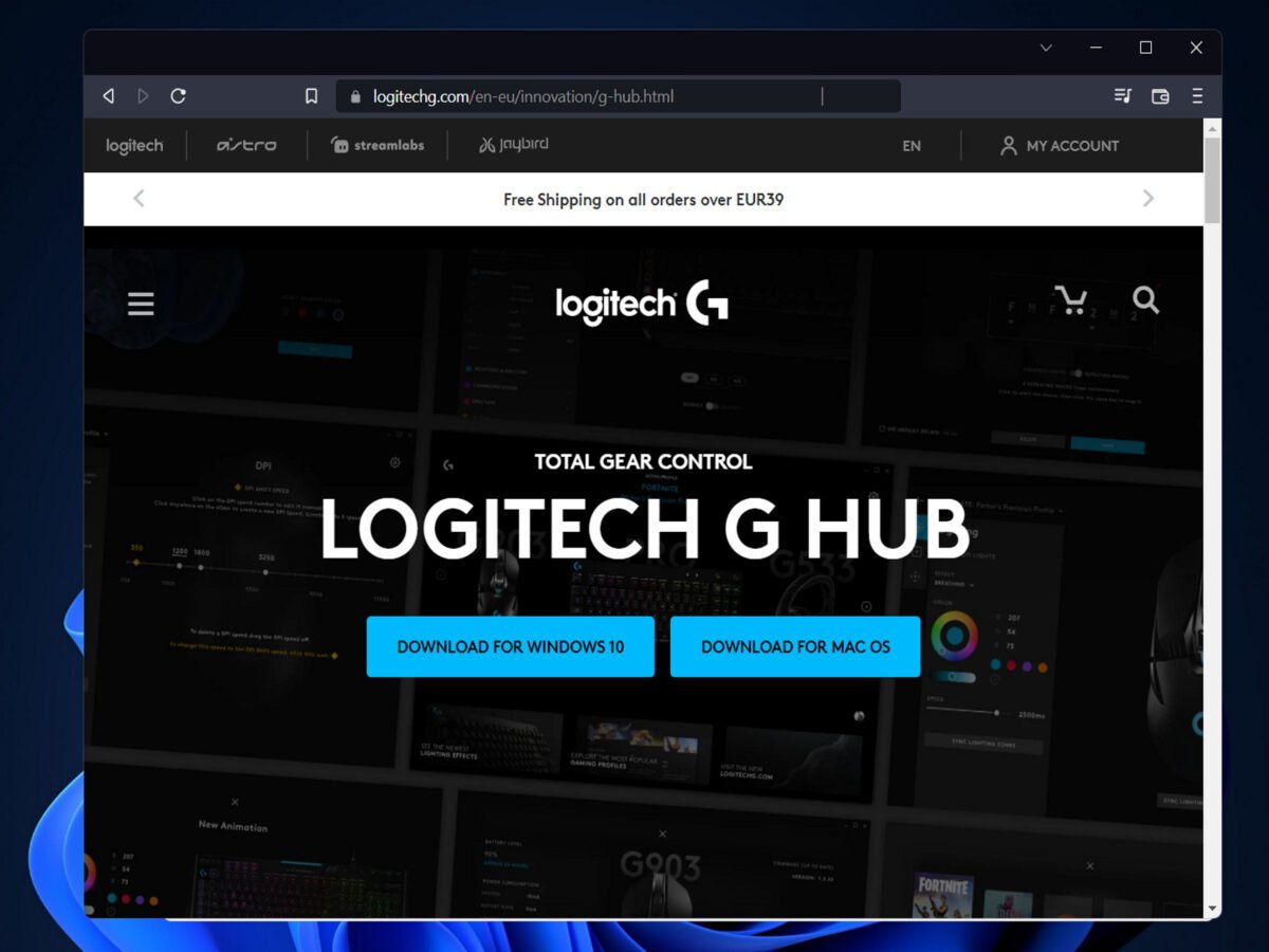 Logitech G Hub for Windows How to & Install