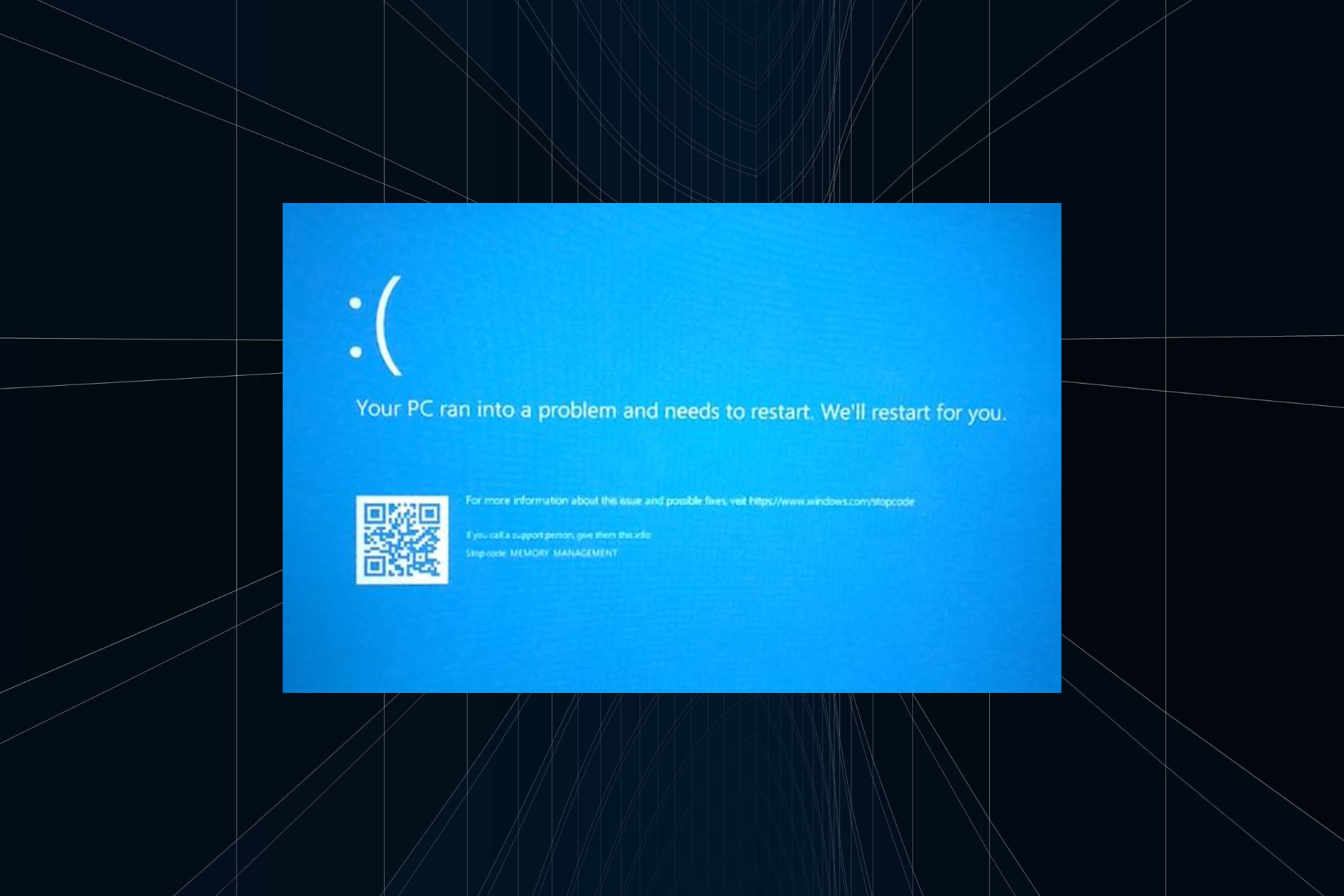 Memory Management Blue Screen: How to Fix This Error