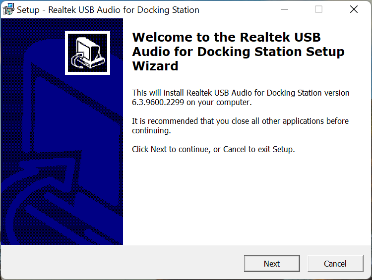 Windows 11 用の realtek オーディオ ドライバー ダウンロードのインストールが完了しました。