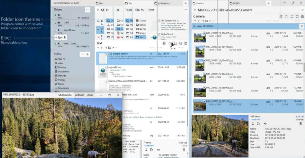 onecommander windows 11 file manager