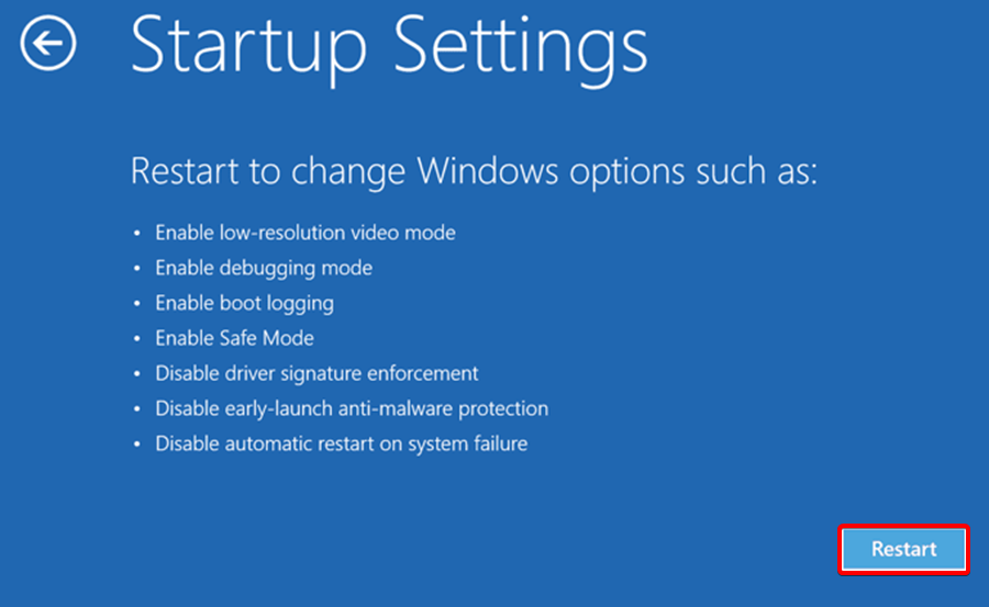 restart to fix windows 10 apps open and close immediately