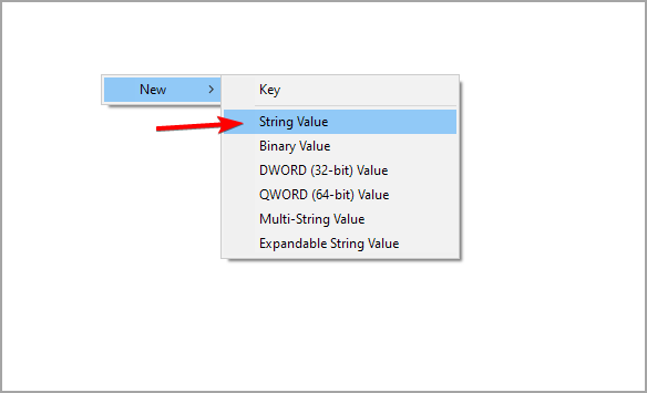select new and string value