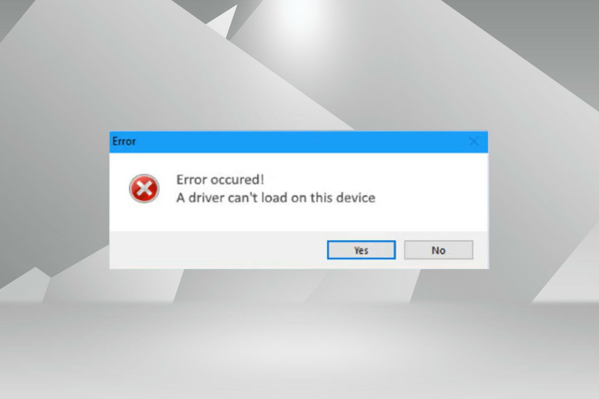 Fix A driver cannot load on this device error in Windows 11