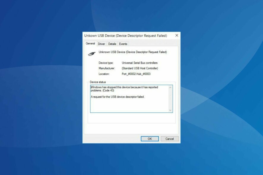 Fix error code 43 in Windows 11