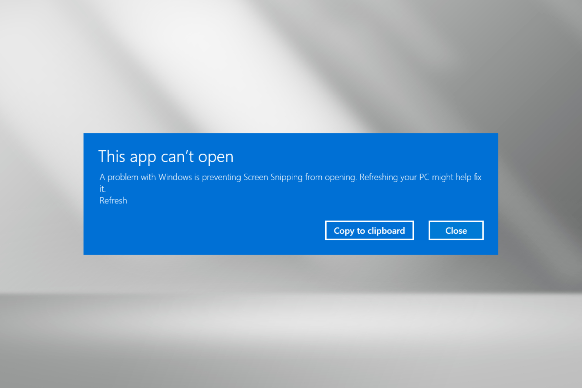 fix then when snipping tool is missing in windows 11