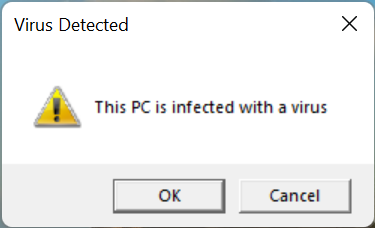 Fake Windows 11 error pranks
