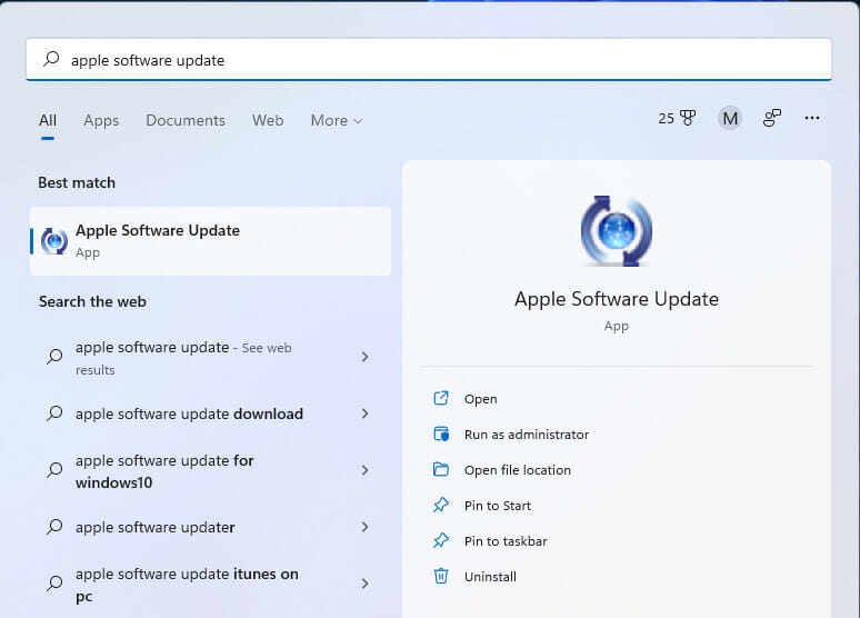 The Apple Software Update keyword windows 11 not recognizing ipad