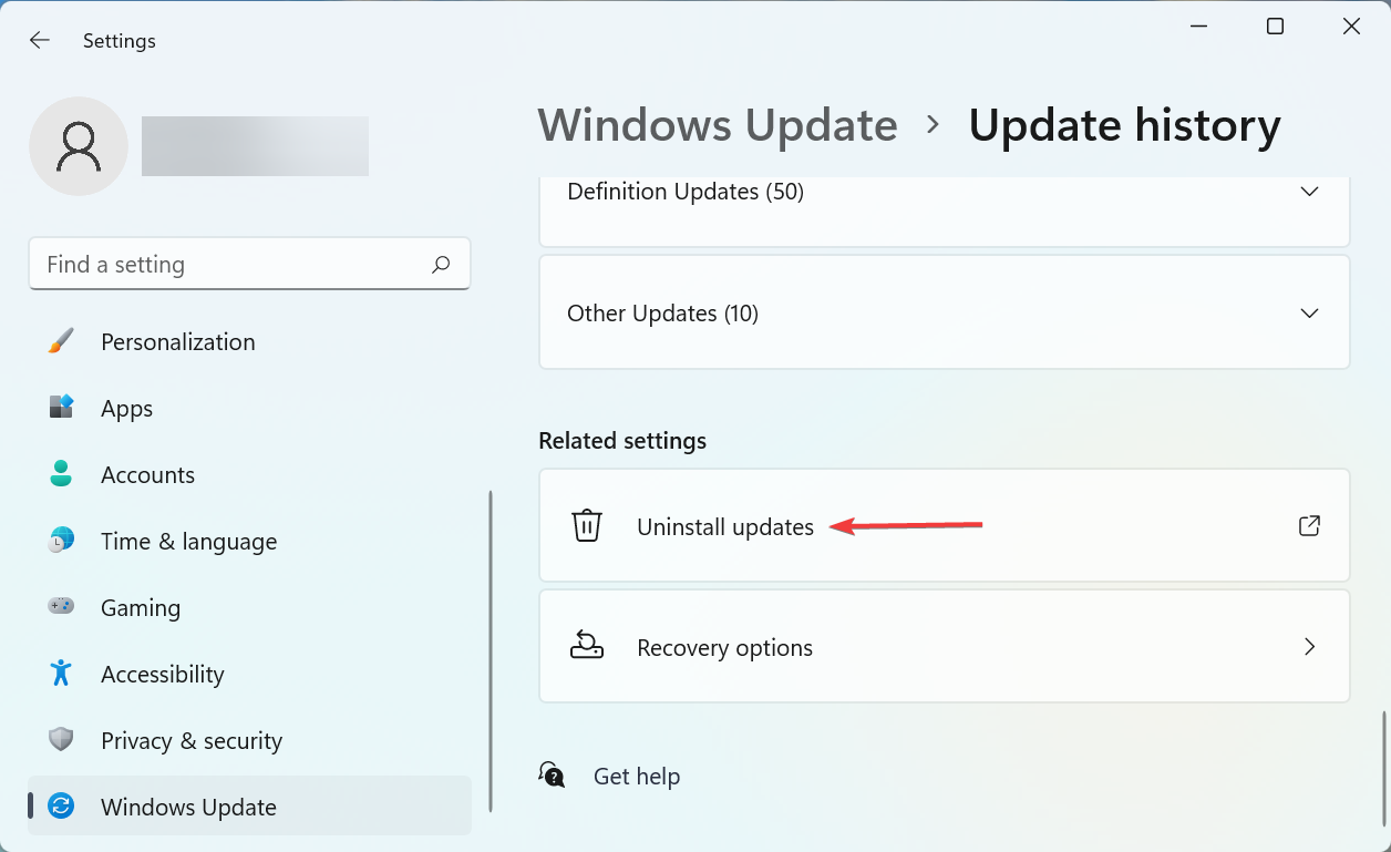 Uninstall Updates to fix windows 11 not printing in color