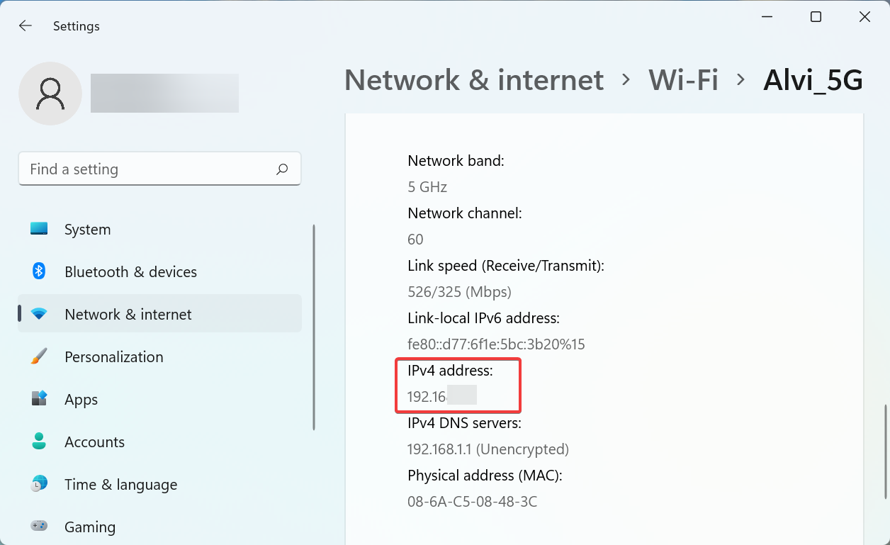 get ip address of windows pc