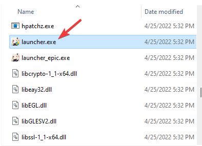 Double click on launcher.exe file in Ginshen Impact folder