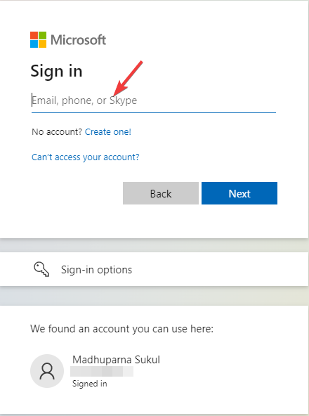 sign into Microsoft 365 for the business portal with work or school account