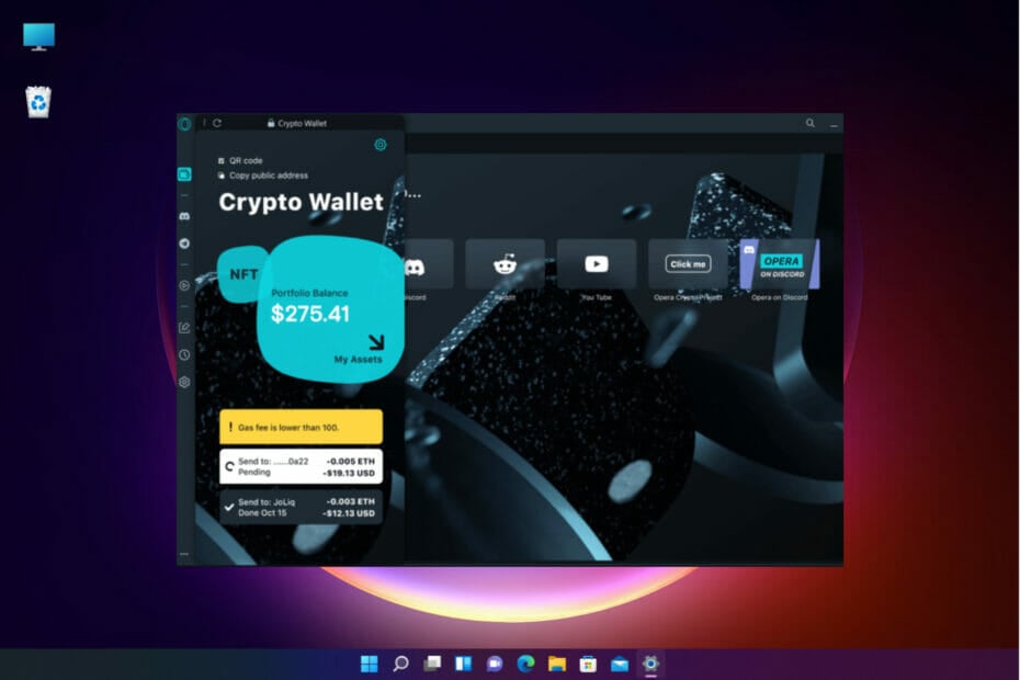 opera crypto wallet something went wrong