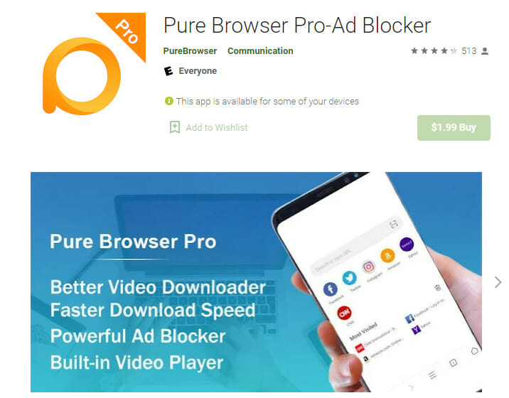 low ram browser android