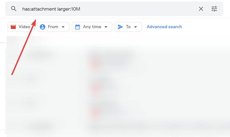 Search in Gmail