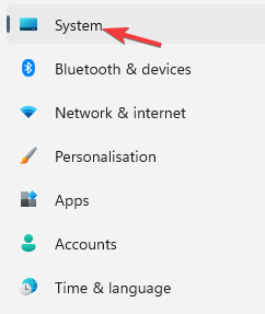 Open Settings - click on System