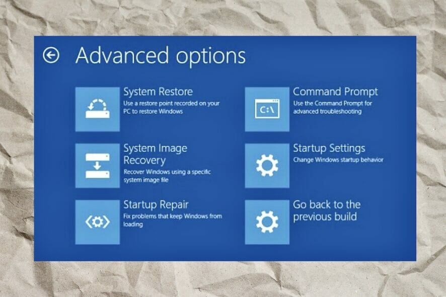 Running Advanced Options on Acer computer