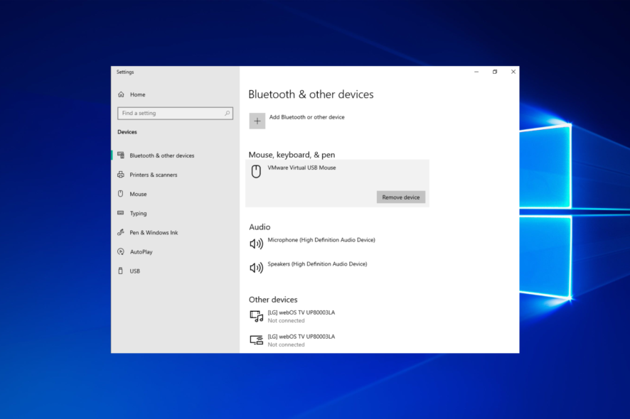 bluetooth-w10 can't remove bluetooth device windows 10