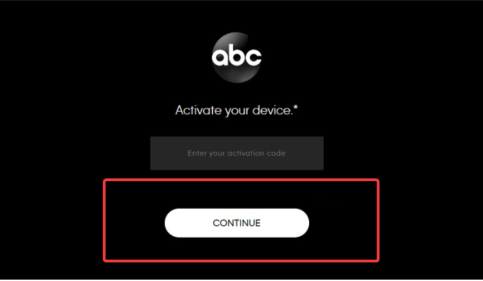 Activate ABC on Firestick