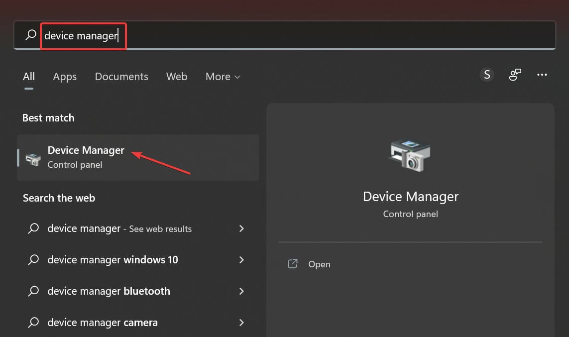 Device manager to fix windows 11 won't restart