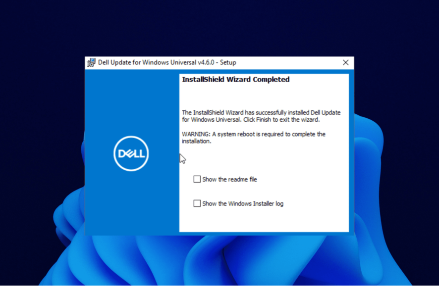 dell update not working
